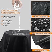 Vista 5 de Cubierta para parrilla, cubierta de parrilla de gas de 65 pulgadas resistente para barbacoa al aire libre, cubiertas de parrilla Charbroil