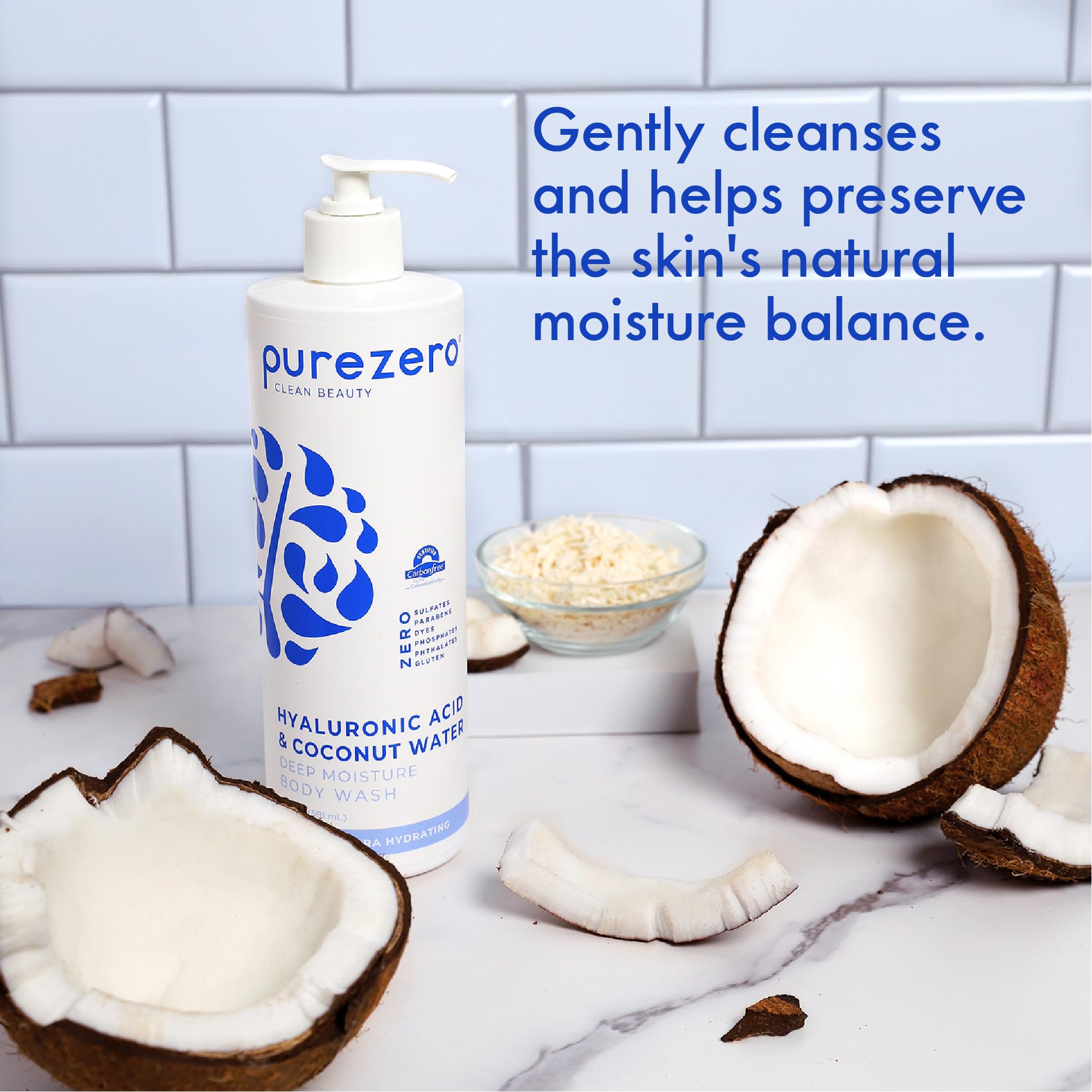 Amazon.com : Purezero Hyaluronic Body Wash Deep Moisturizer - Soft