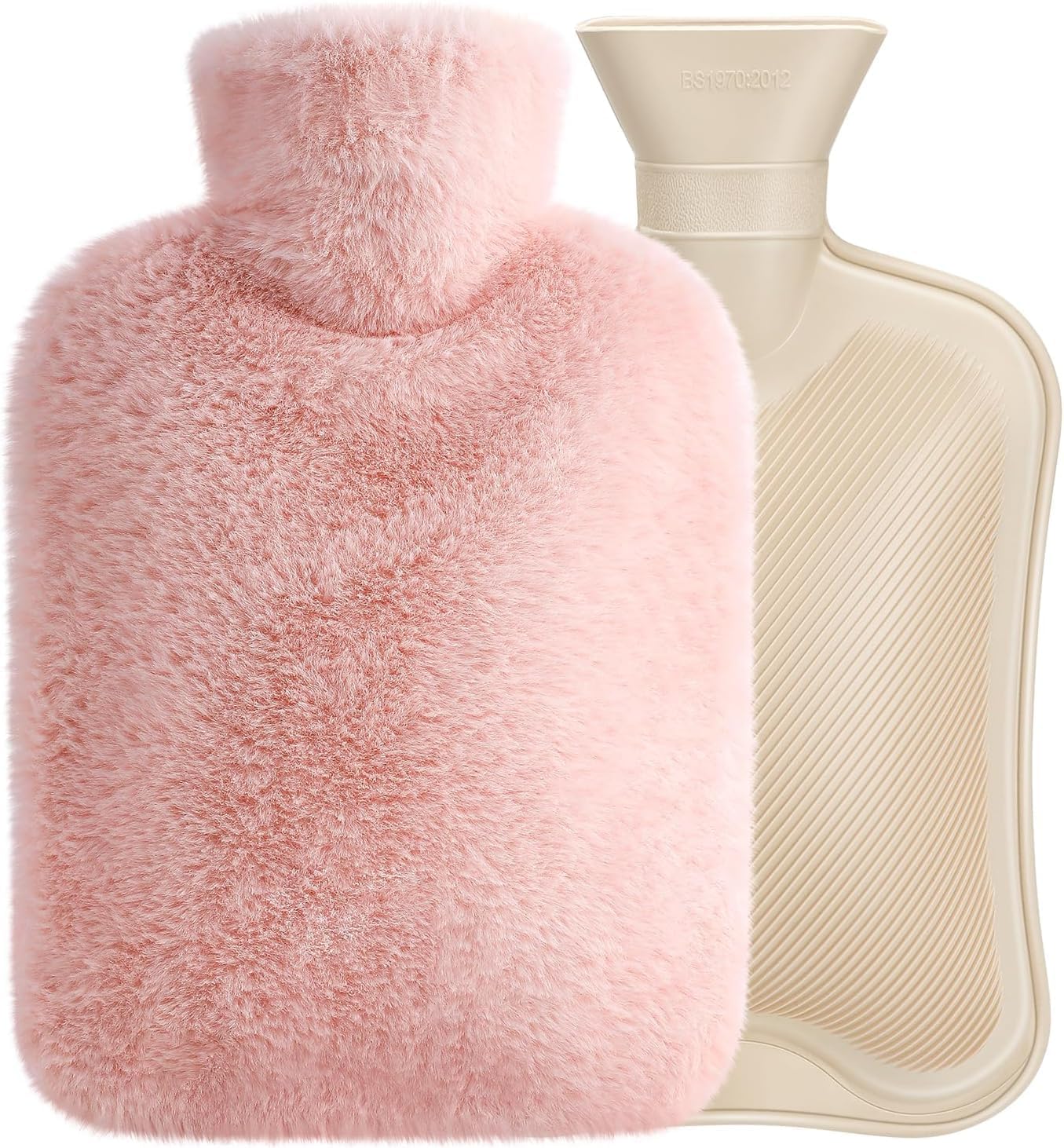 NAMRA Hot Water Bag with Soft Cover 1000 ML | Hot Water Bags for Pain Relief,Period Cramps | Ideal for Neck,Hand Feet and Shoulder,Menstrual,Hot and Cold Compress [ 1 Liter PINK COLOUR ]-image-5