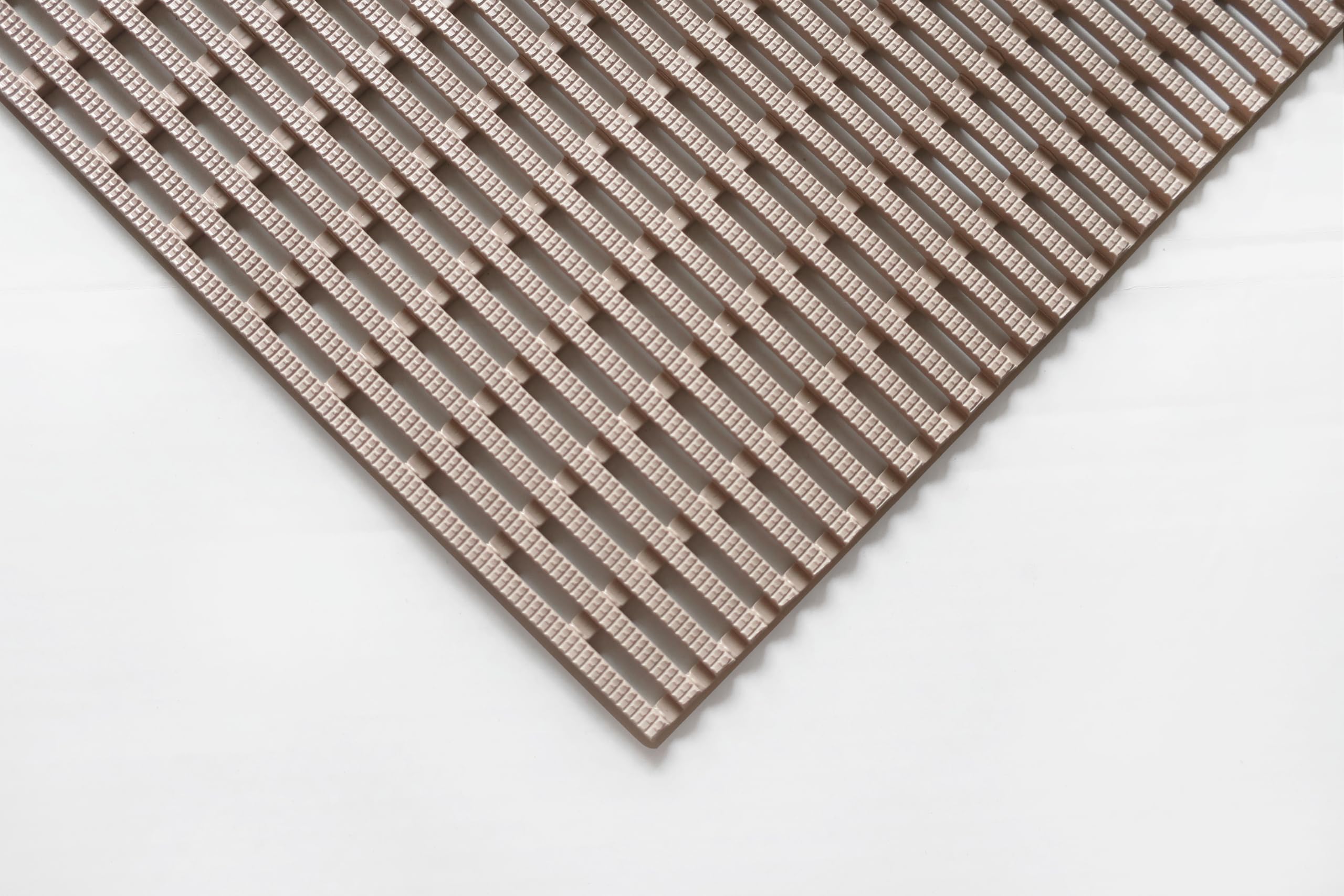 VinAir Pool, Locker Room, Shower, Patio or House and Office Entrance Water draining Floor mat by VinTek (3x2, Tan)