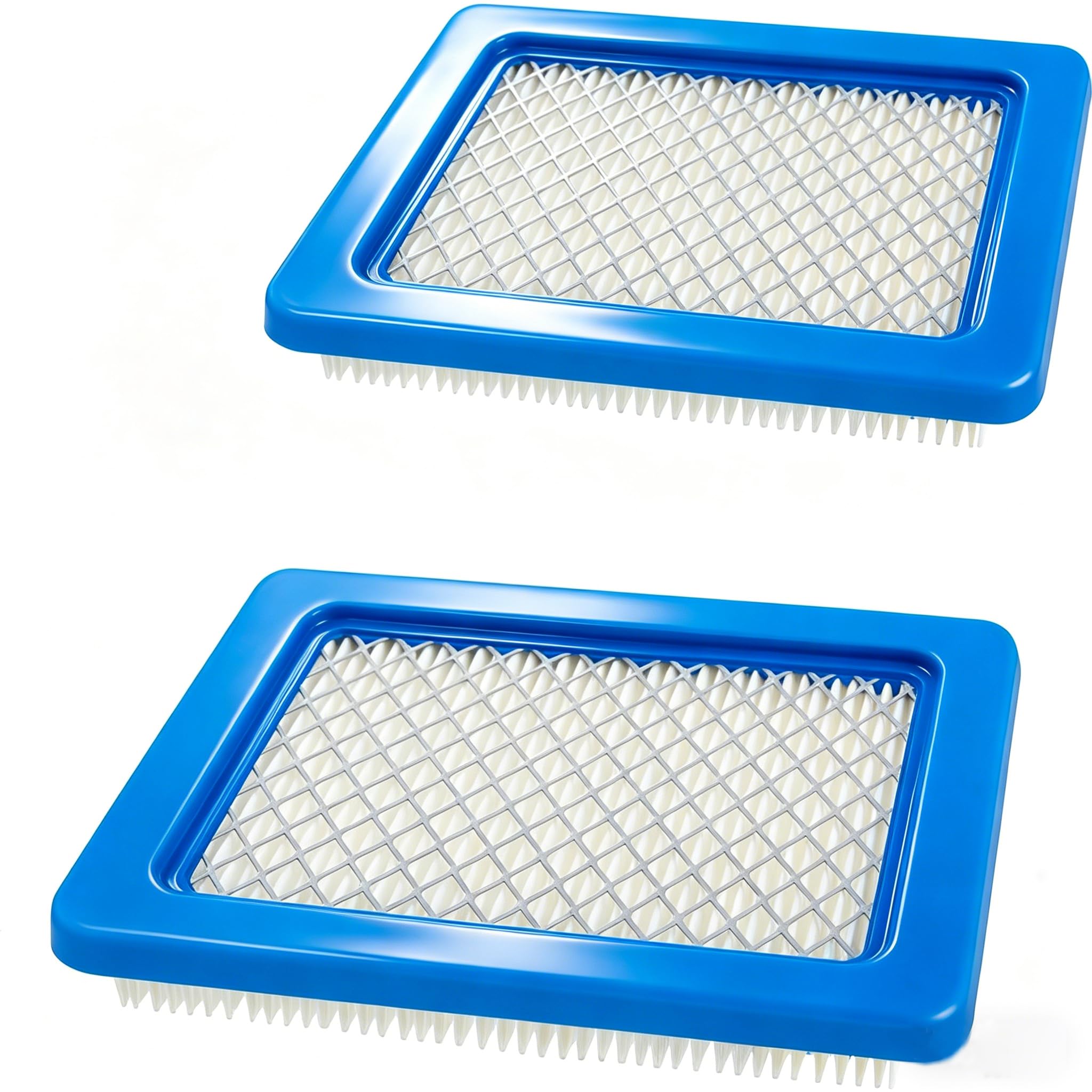 Photo 1 of 2 Packs 491588S Air Filter, Lawn Mower Air Filter, Flat OEM Air Cleaner Cartridge, Compatible with Briggs and Stratton, Toro 20332, Craftsman 3364