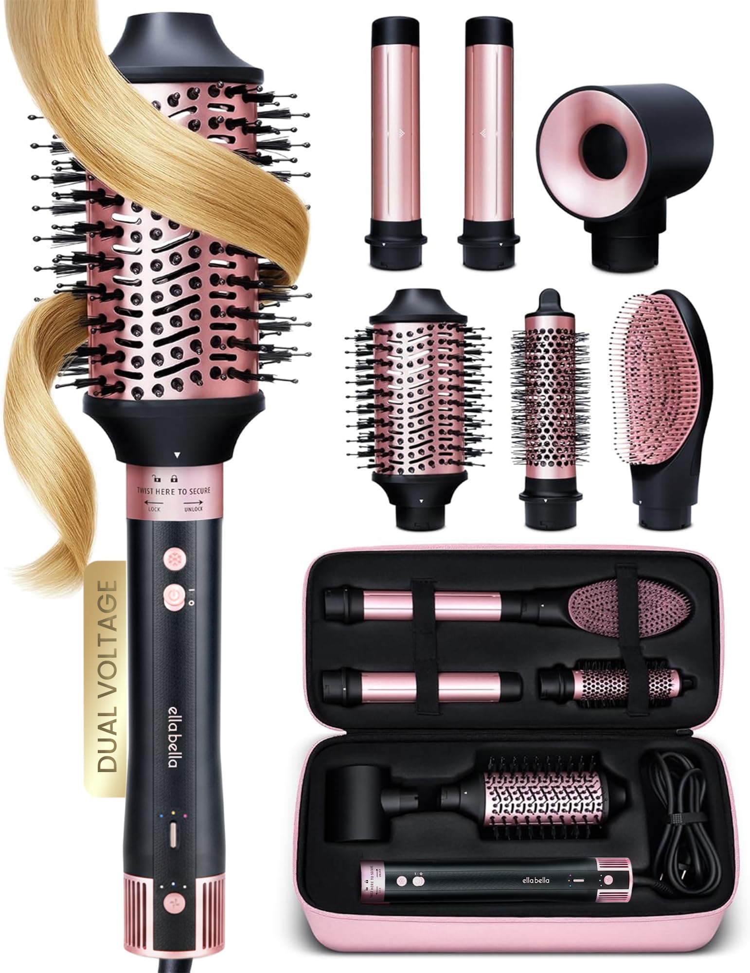 ELLA BELLA 6-in-1 Professional Hot Air Styler