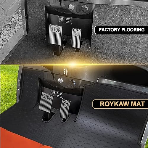 Miniatura 7 de Roykaw Tapete de cobertura completa para carrito de golf para i20, i40, i40L, i60L, EV avanzado, diseño antideslizante, fácil de limpiar, diseño