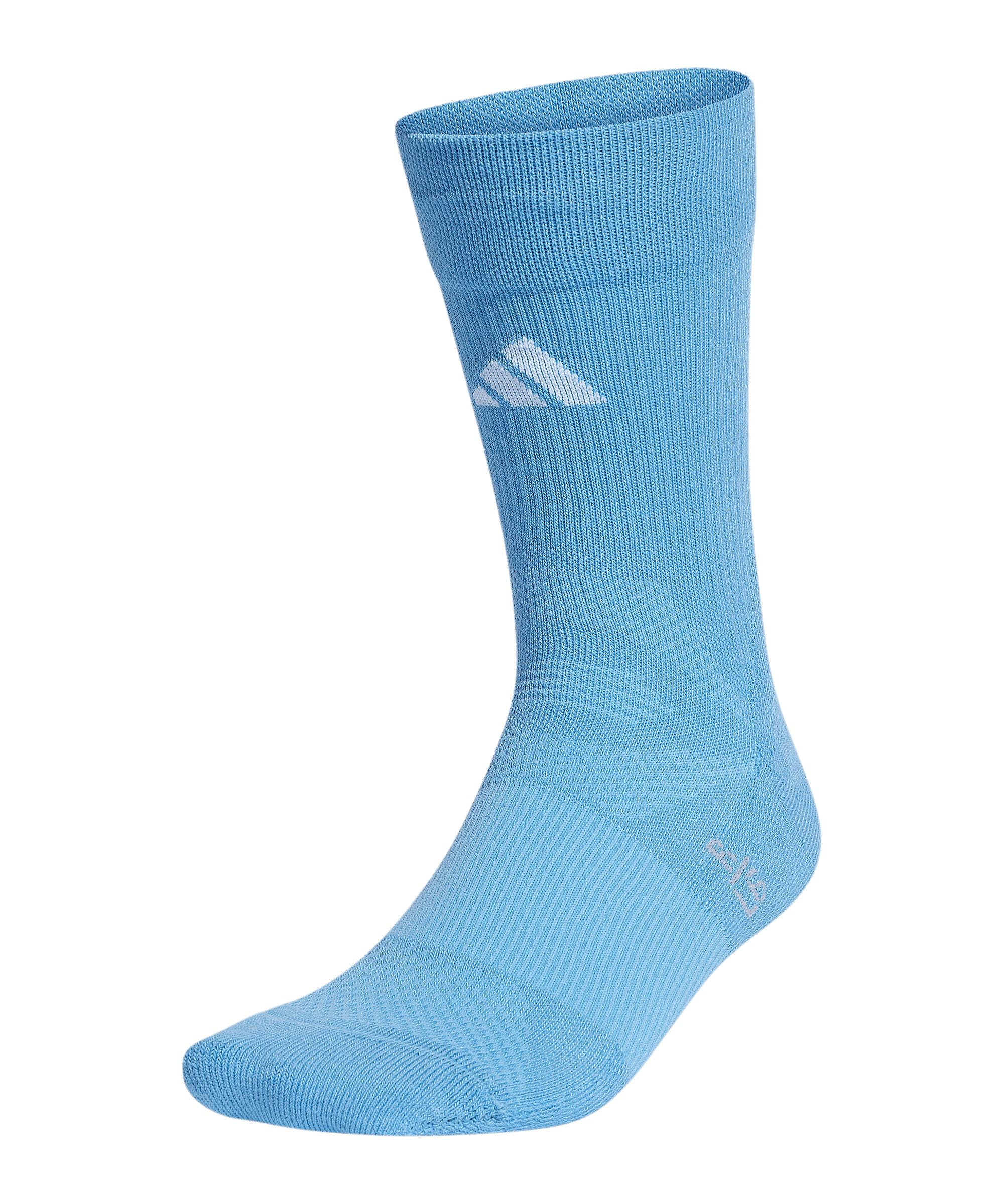 adidas Unisex Football Crew Performance Socks Cushioned, team light blue/white, 10.5-12.5