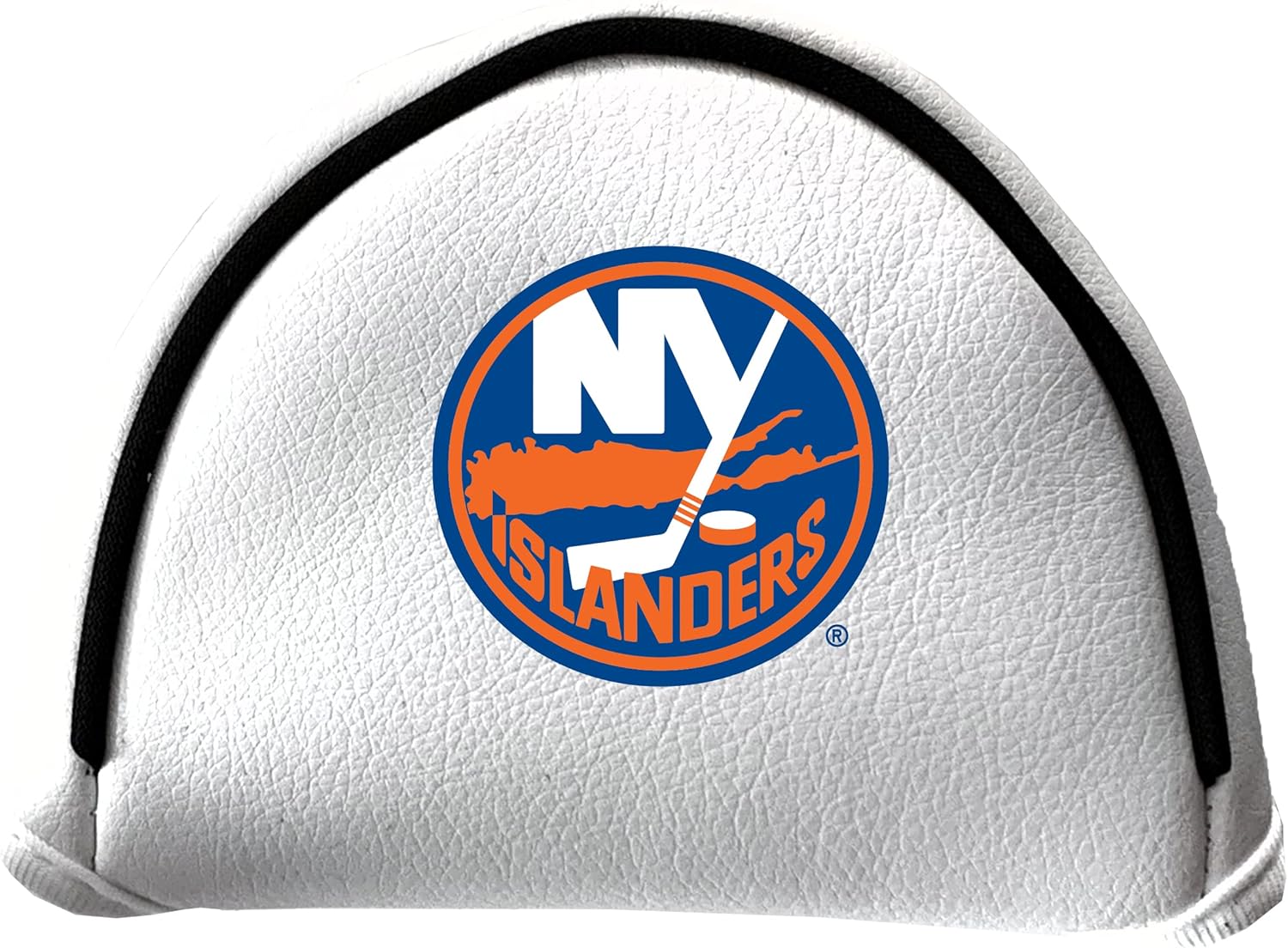 Team Golf NHL NEW YORK Islanders Putter Cover - Mallet (White) - Printed Team Golf NHL Putter Cover - Mallet White, Fits Most Mallet Putters, Easily Slips on and Secures with Velcro Closure
