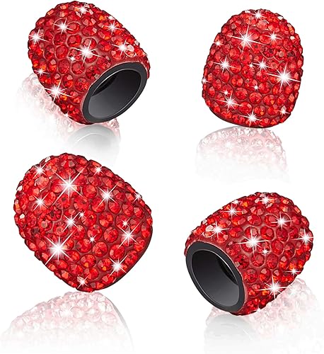 Miniatura 10 de Cubiertas universales de diamantes de imitación con 1 pieza de diamantes de imitación de automóvil, anillo de emblema para botón de encendido de