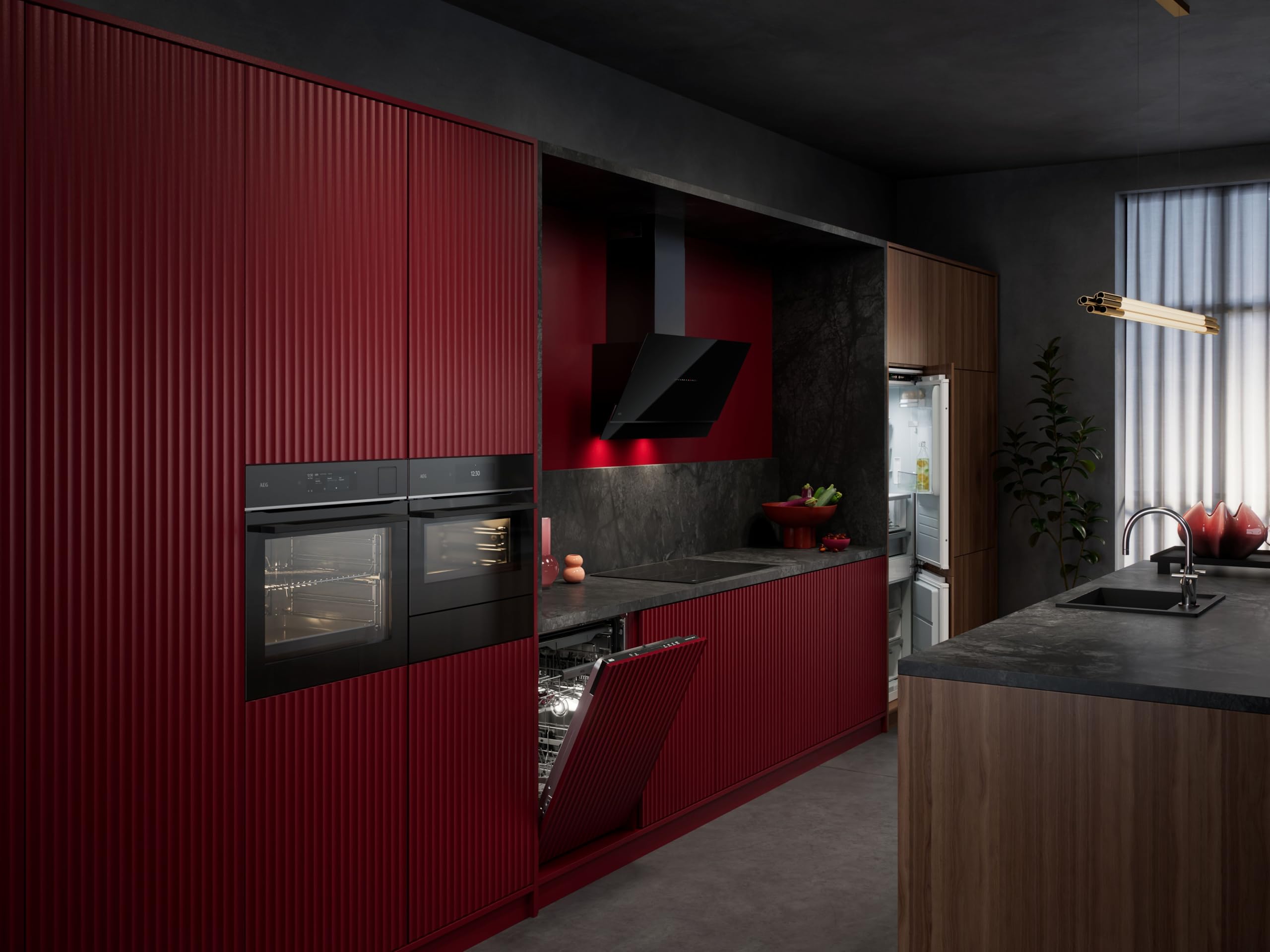 AEG Wifi Einbau-Dampfbackofen, Multidampfgarer, Serie 9 Touch-Swipe-Display XL, mit Schritt für Schritt assistiertem Kochen, Made in Germany,100% Auto-Dampf & SousVide, App-Rezepte, TP9SB82WAB