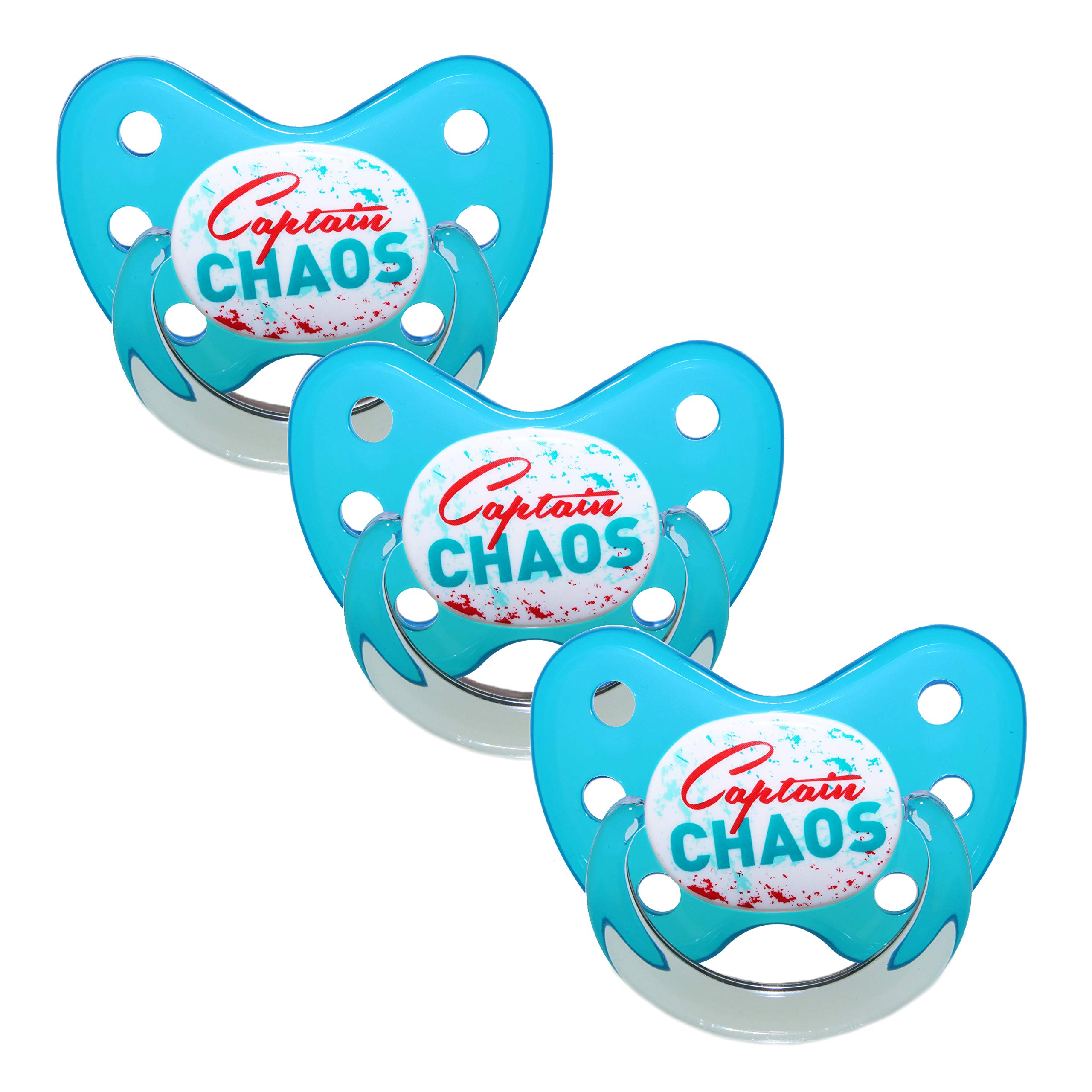 dentistar Set de 3 Chupetes Ortodónticos de Silicona – Talla 1, 0-6 meses – Chupete recien nacido previene la desalineación de los dientes – Libre de BPA – Corazón, Azul — view 22