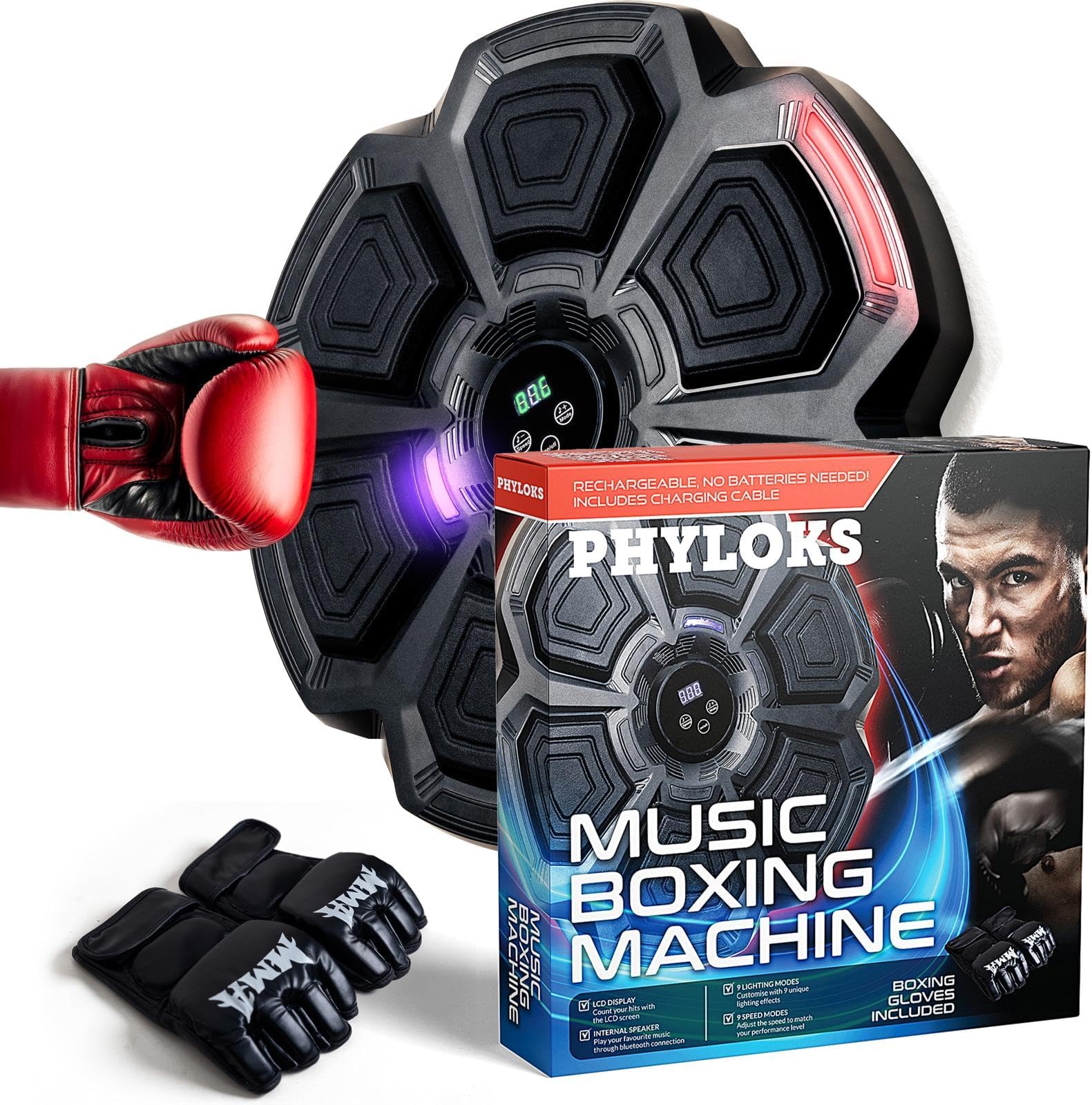 Football Training Equipment Tekxyz Boxing Reflex Ball App TEKXYZ Boxing Reflex Ball, 3 Difficulty Levels With Headband Softer Than Tennis Ball Perfect For Reaction Agility Punching Speed Fight Skill And Hand Eye
