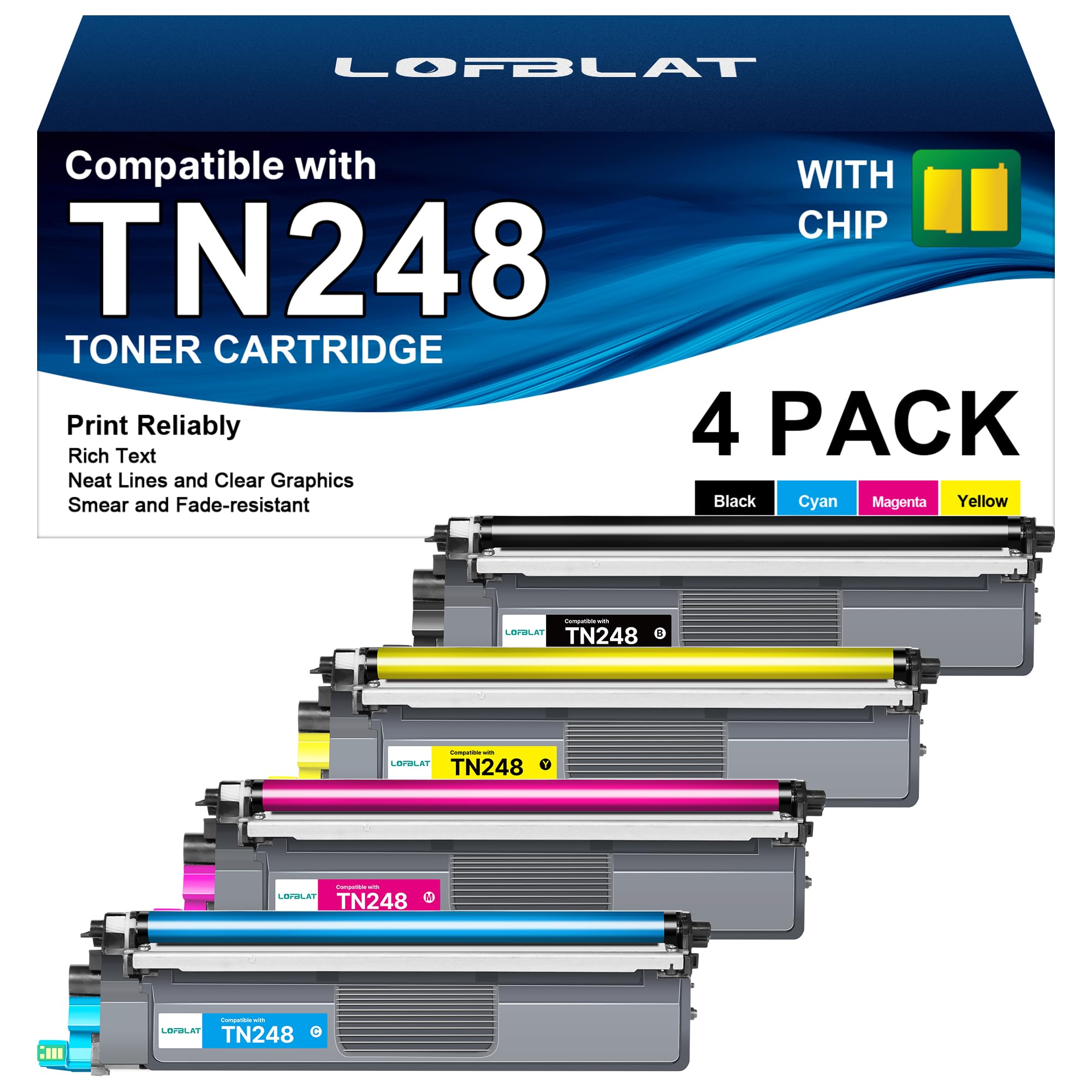 LOFBLAT 303 303XL Multipack Druckerpatronen Kompatibel für HP 303 Druckerpatronen Multipack für HP Envy Inspire 7900 Patronen für HP Envy 7200 7830 6230 6232 6220 6234 7130 7134 (2er-Pack)