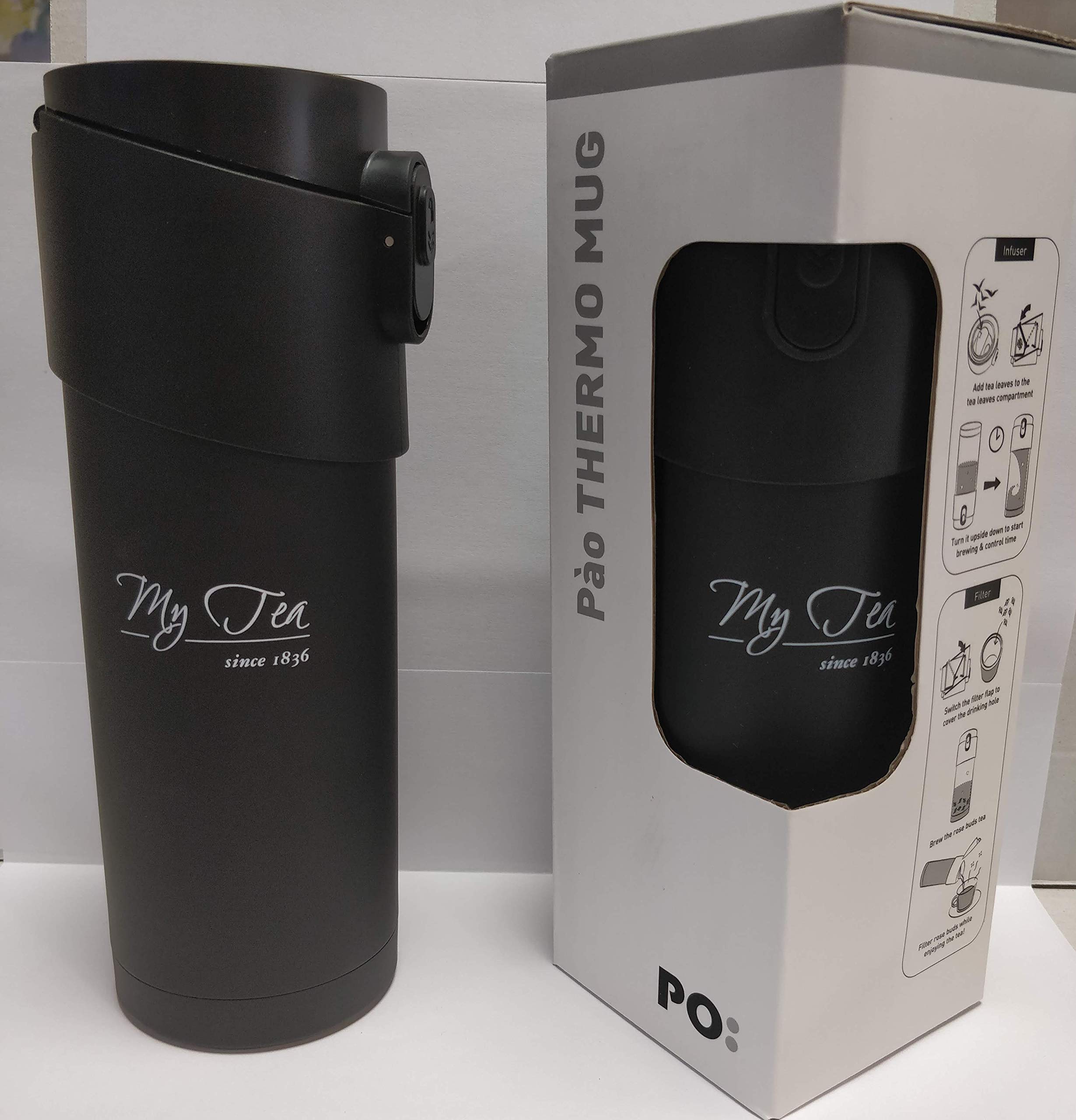 b + d Thermobecher Pào Kunststoff, 0,35 l