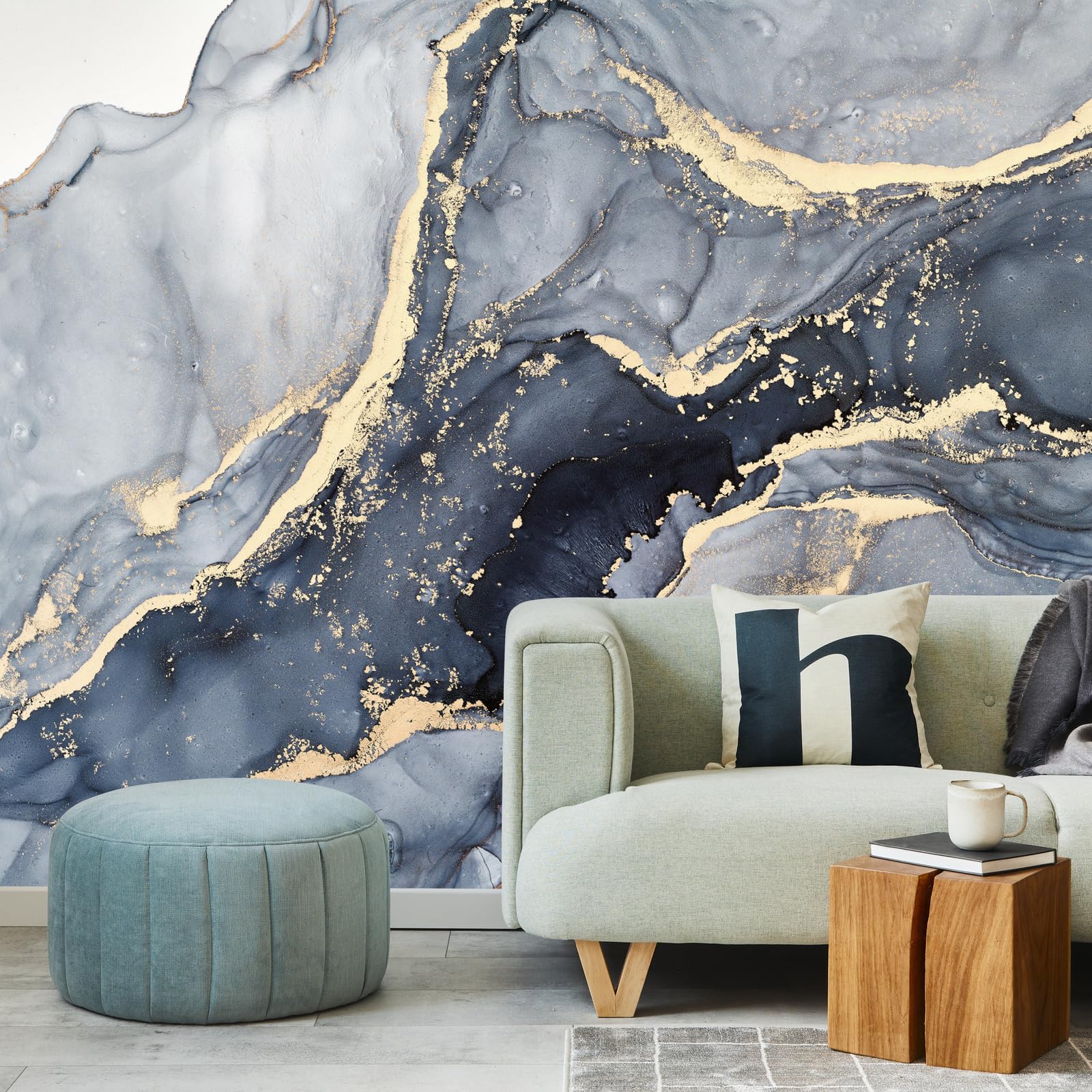 Custom 3D Elephant Wallpaper Mural: Embossed Living Room Decor - Denmark