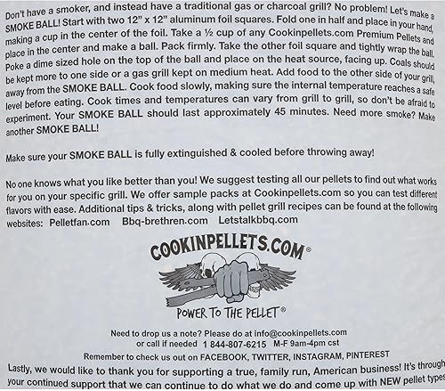 Miniatura 7 de CookinPellets Pellets de madera de madera de mesquitecerezaarce, mezcla de cuerno largo, de 40 libras (2 unidades)