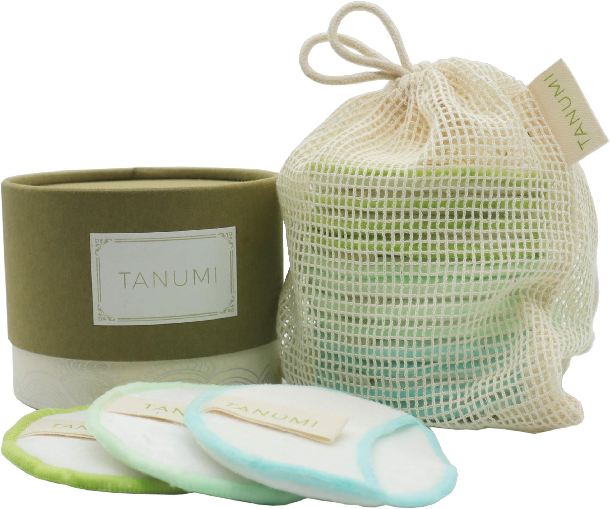 Reusable Makeup Remover Cotton Pads | 12 Reusable Cotton Rounds/w Laundry Bag | Perfect Gift For Her| Skin Care Cleansing Round Remover Wipes