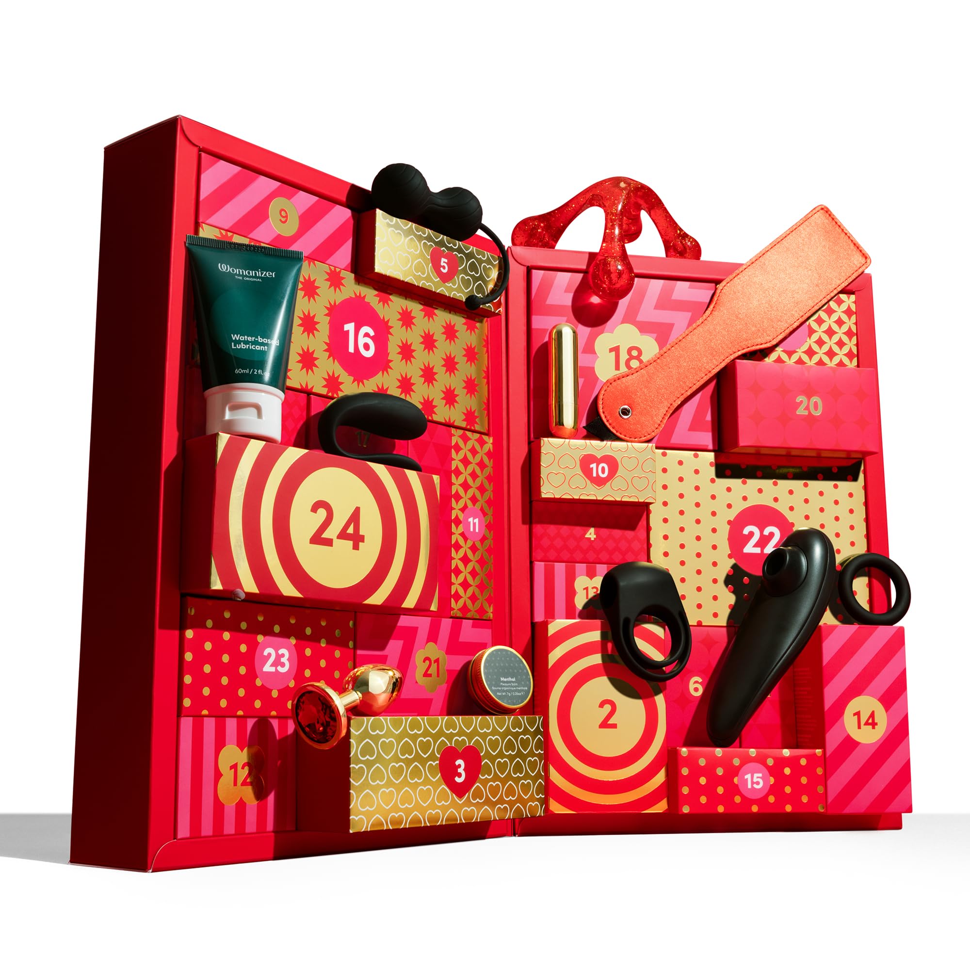 Womanizer Erotic Advent Calendar 2025 | 24-Day Sex Toy Gift Set | Erotic  Toy for Men, Women and Couples | Vibrators, Masturbators, Lubricants and  Much More : Amazon.de: Health & Personal Care