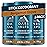 Oars + Alps Deodorant for Men & Women, Aluminum Free Deodorant for Men, Clean Ingredients, Vegan, Long Lasting, Odor Protection, Bergamot Grove, 3pk, 2.6oz