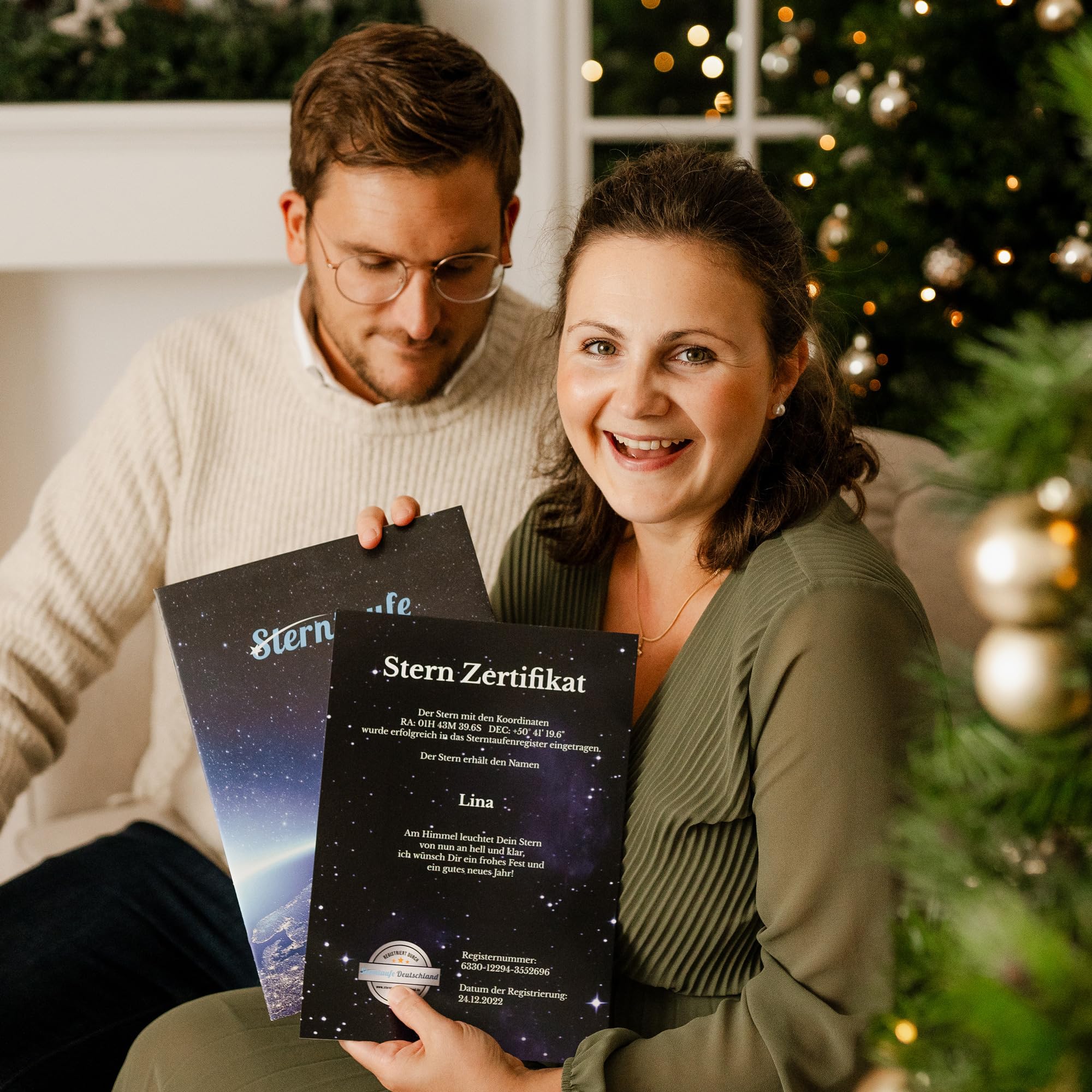 Sterntaufe Geschenkidee Frauen und Männer | Partner Geschenke & Geschenk Freundin oder Geschenke für Frauen