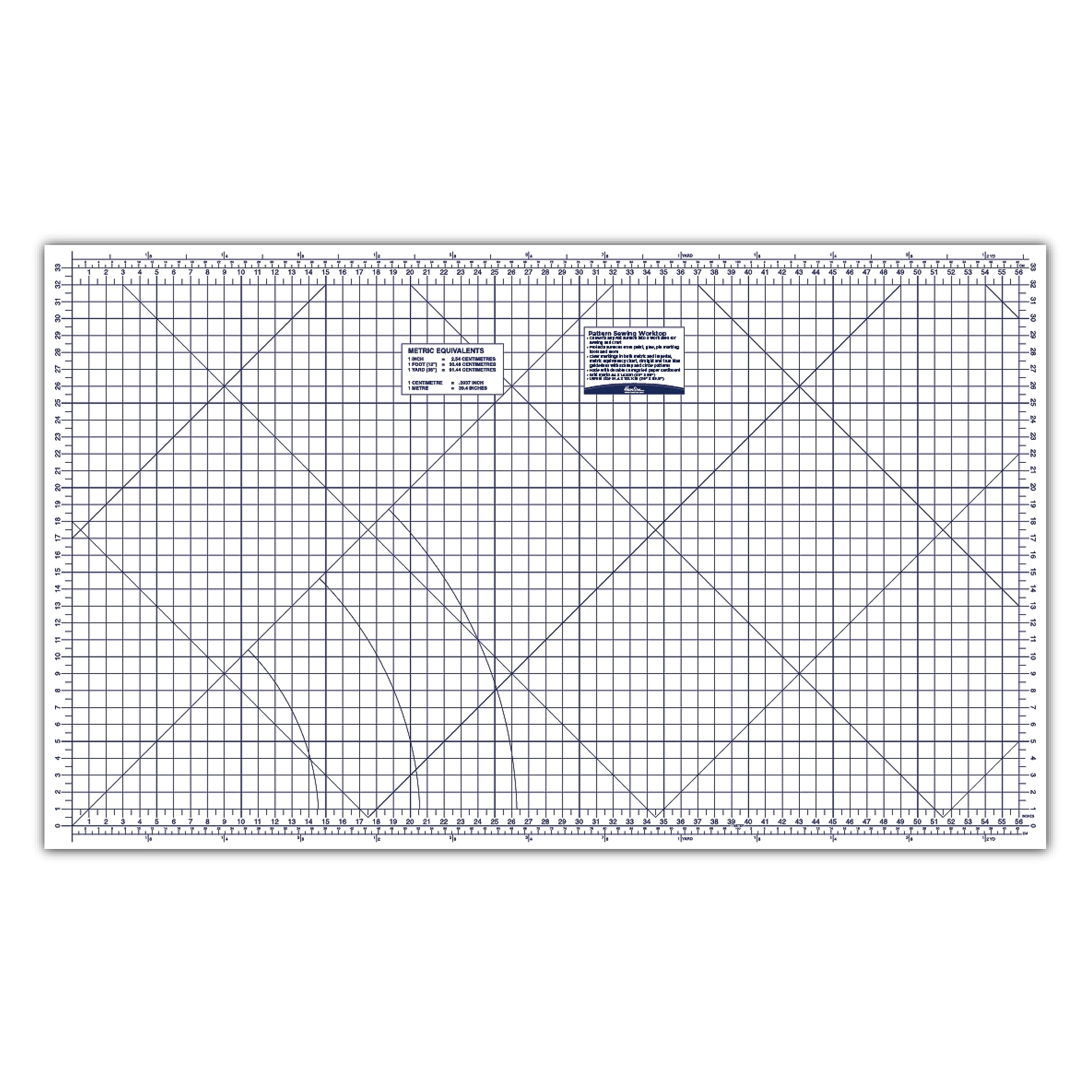 Hemline Foldable Pattern Cutting Sewing Template Temporary Worktop Cutting Board