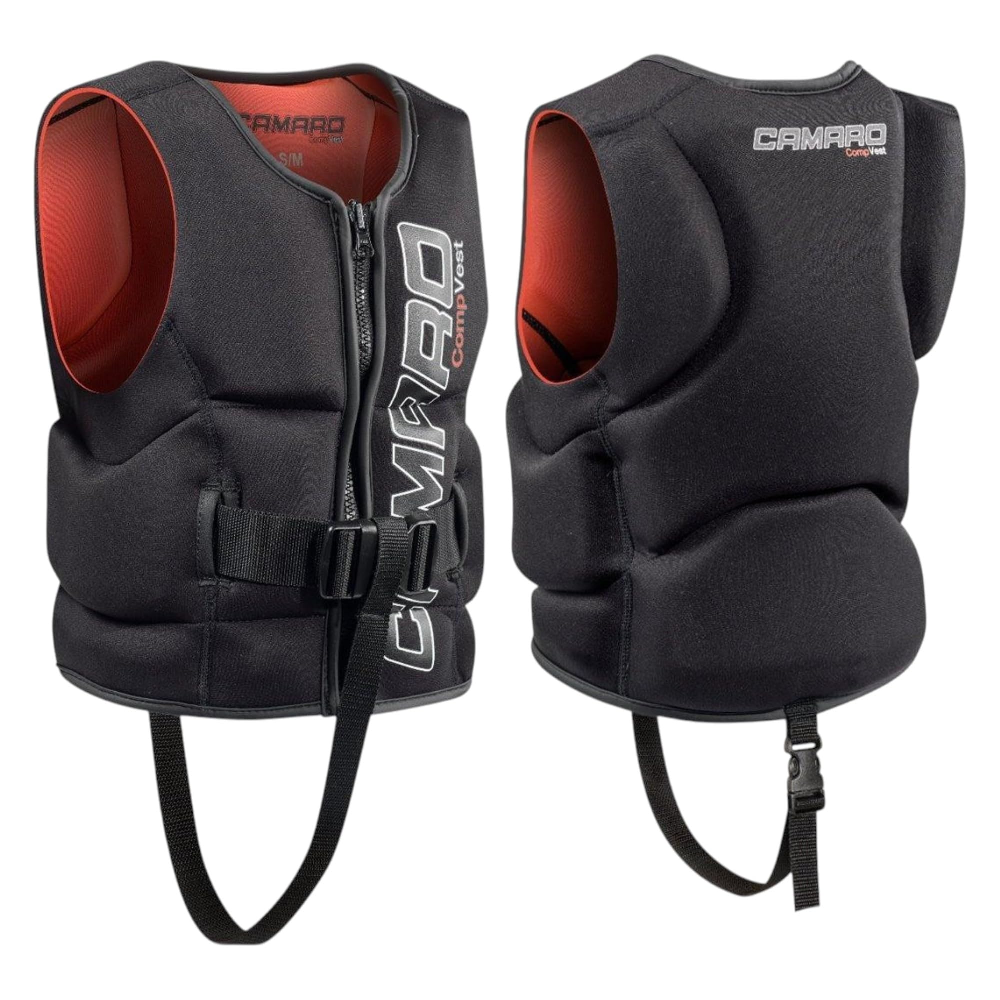 Camaro Comp Vest Kinder Neopren Prallschutz Wende Auftriebs Weste Wassersport Black/orange