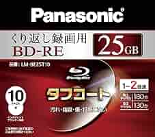 【新品】Panasonic ブルーレイ LM-BE25W11S 2個セット Amazon.co.jp: パナソニック 2倍速ブルーレイディスク(書換