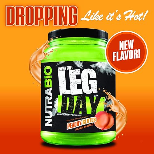 Miniatura 9 de NutraBio Leg Day Intra Workout Powder  Suplemento avanzado de carbohidratos con dextrina en racimo y electrolitos  Carb Powder con EAAsBCAA