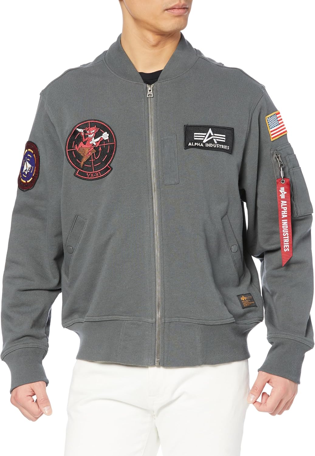 Amazon.co.jp: Alpha Industries TC1615 Men's Jersey Patched