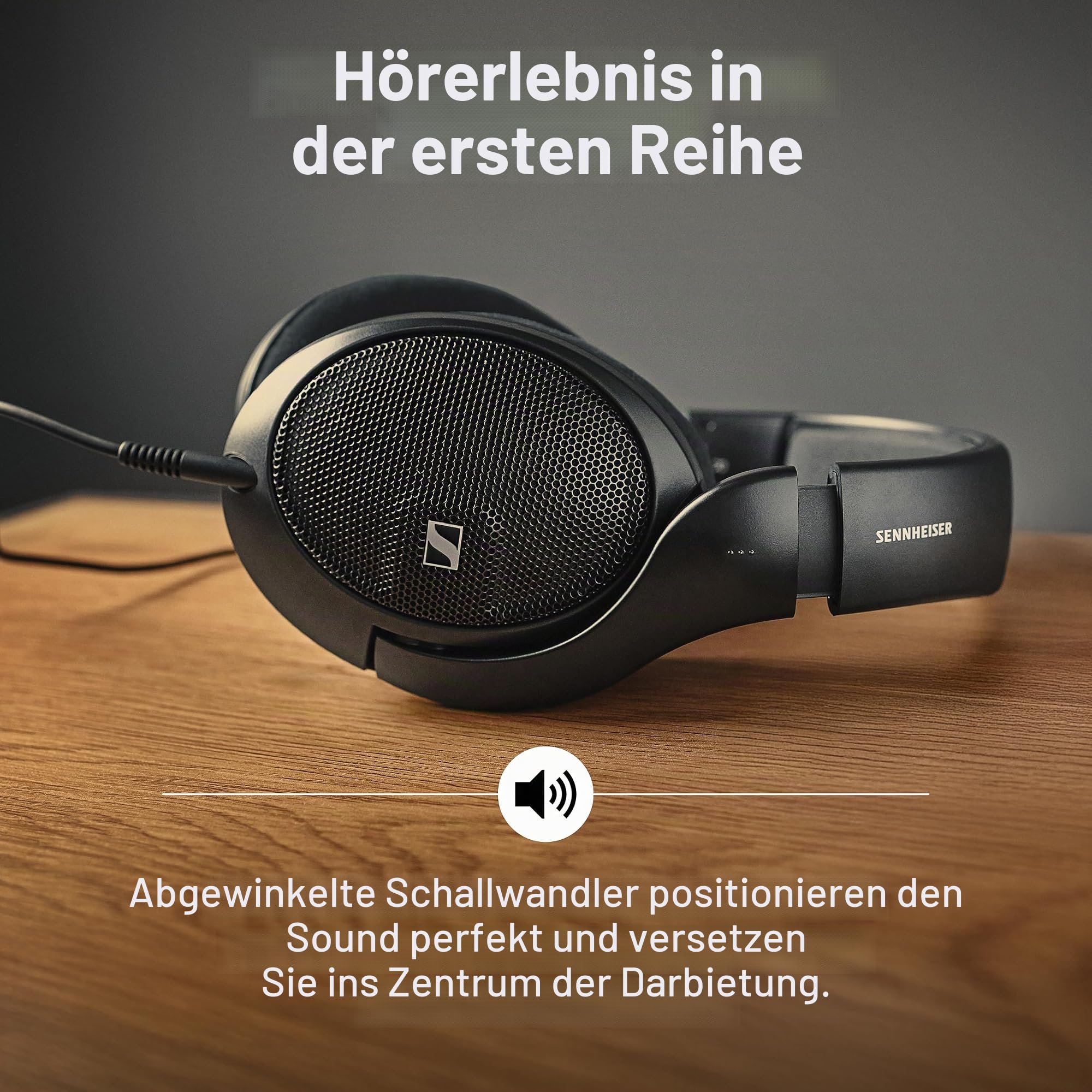 Sennheiser HD 560S, Offener Referenzkopfhörer für Audio-Enthusiasten, Over Ear, Schwarz
