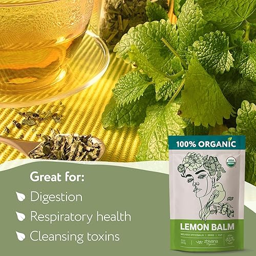 Miniatura 259 de Zhivana Organics - Té orgánico de bayas de espino blanco 16 onzas, para presión arterial alta, apoyo para la salud cardíaca y relajación