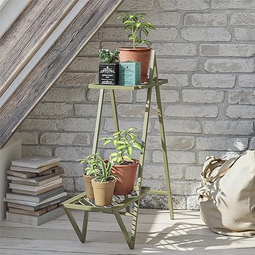 Miniatura 3 de REALROOMS Botanika - Soporte para plantas, verde oliva