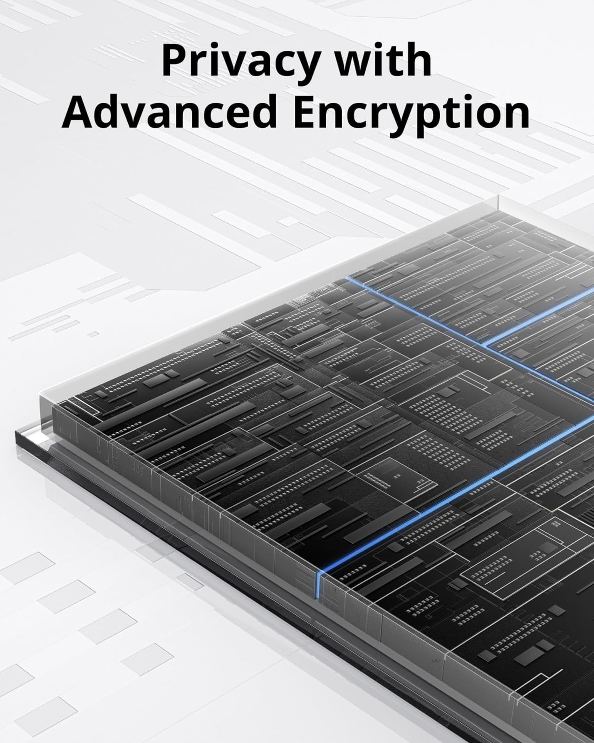 eufy Security HomeBase S380 (HomeBase 3), eufy Edge Security Center, archiviazione espandibile locale fino a 16 TB, compatibilità eufy Security prodotto, crittografia avanzata, Wi-Fi a 2,4 GHz, senza