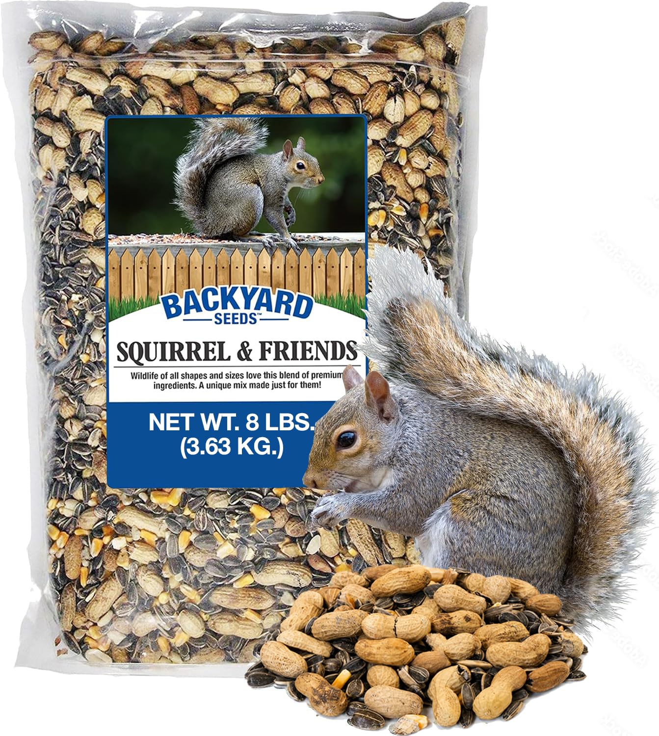 CountryMax Squirrel and Chipmunk Food Mix 8 Pound Bag