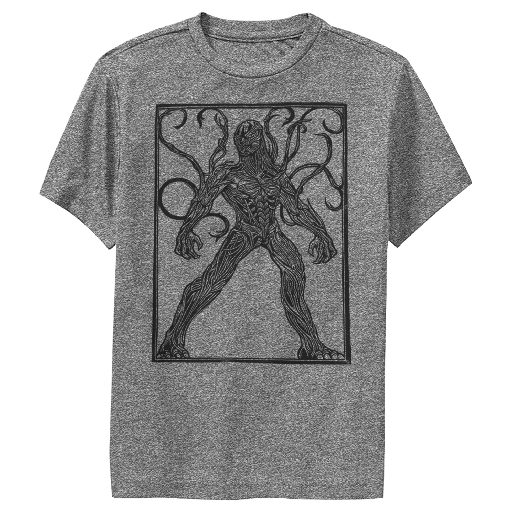 T-shirt Marvel Eternals Kro haut de performance junior avec motif boisé - 4