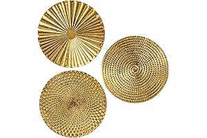 Briful 12" Gold Wall Decor - Radiate Your Home with Starlit Splendor