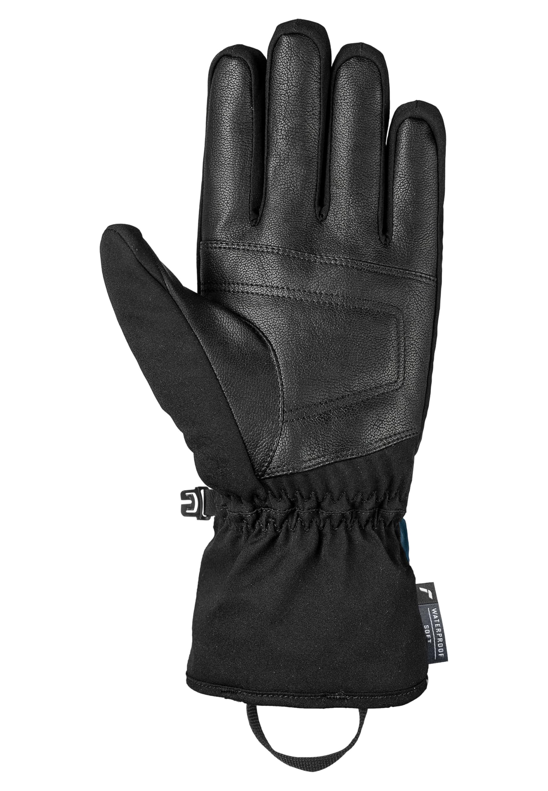 Reusch Guanti da sci per uomo e donna | caldi, impermeabili e antivento | Guanti invernali traspiranti con chiusura in velcro, per sci, attività all’aperto e tempo libero, Taglie 6,5-12, Primus R-TEX