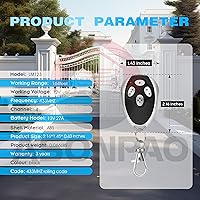 Vista 6 de 1 para LM123 Aleko Gate Opener Remote 3-Years Garantía