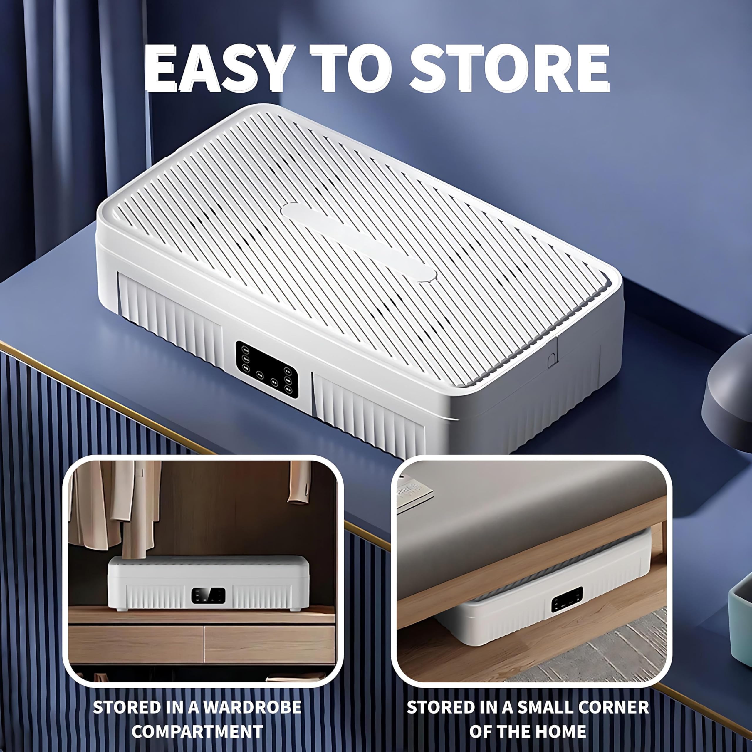 2000w Secadora De Ropa Portátil - Mini/Compacta,Automática, Inteligente, con Temporizador Ajustable, Apta para Ropa Y Tejidos, Secado Rápido