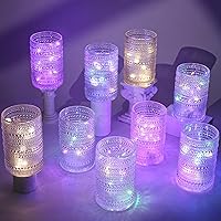 Vista 3 de Amzcku Juego de vasos Highball vintage de 12 - Vasos de cocina para agua, cóctel, leche, jugo y bebida