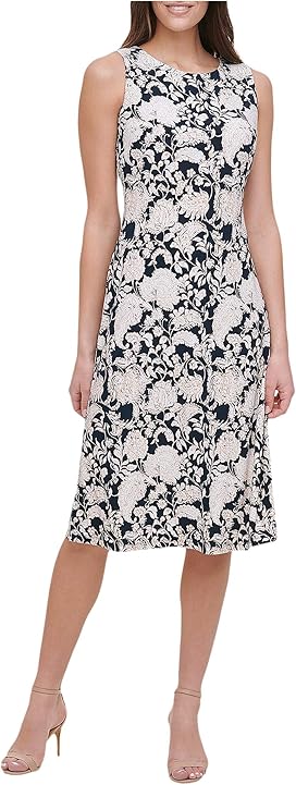 tommy hilfiger women's coin toss chiffon long dress