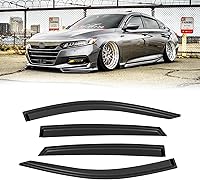 Vista 150 de Visera de ventana para Chevy Silverado 1500/GMC Sierra 1500/Avalanche/Suburban Crew Cab 2007-2013, protectores de lluvia, deflector de ventilación