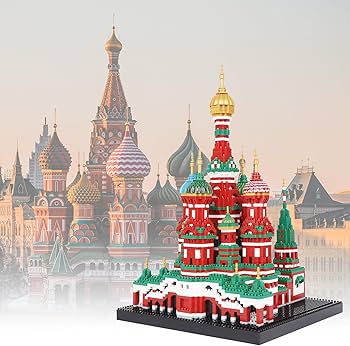 Amazon.com: Geniteen Building Block Set, Saint Basil's Cathedral
