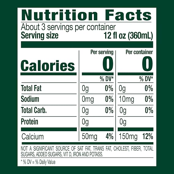 Perrier Lime Flavored Sparkling Mineral Water, 1 Liter