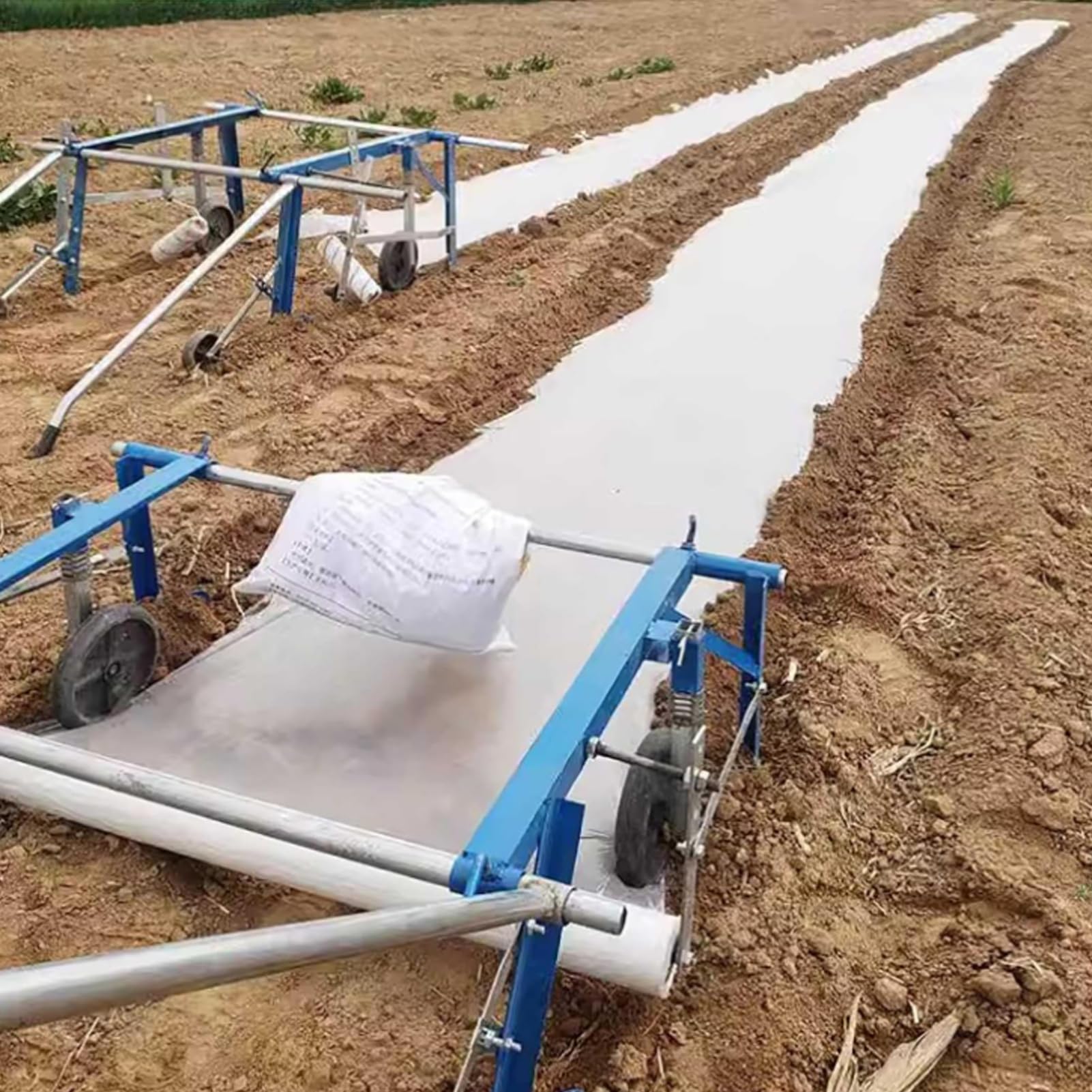 Pacciamatura manuale per pacciamatura agricola, multifunzione, per agricoltori, senza piegatura, perfetta per giardinaggio efficiente (alta cresta, 0,3-1,5 m)