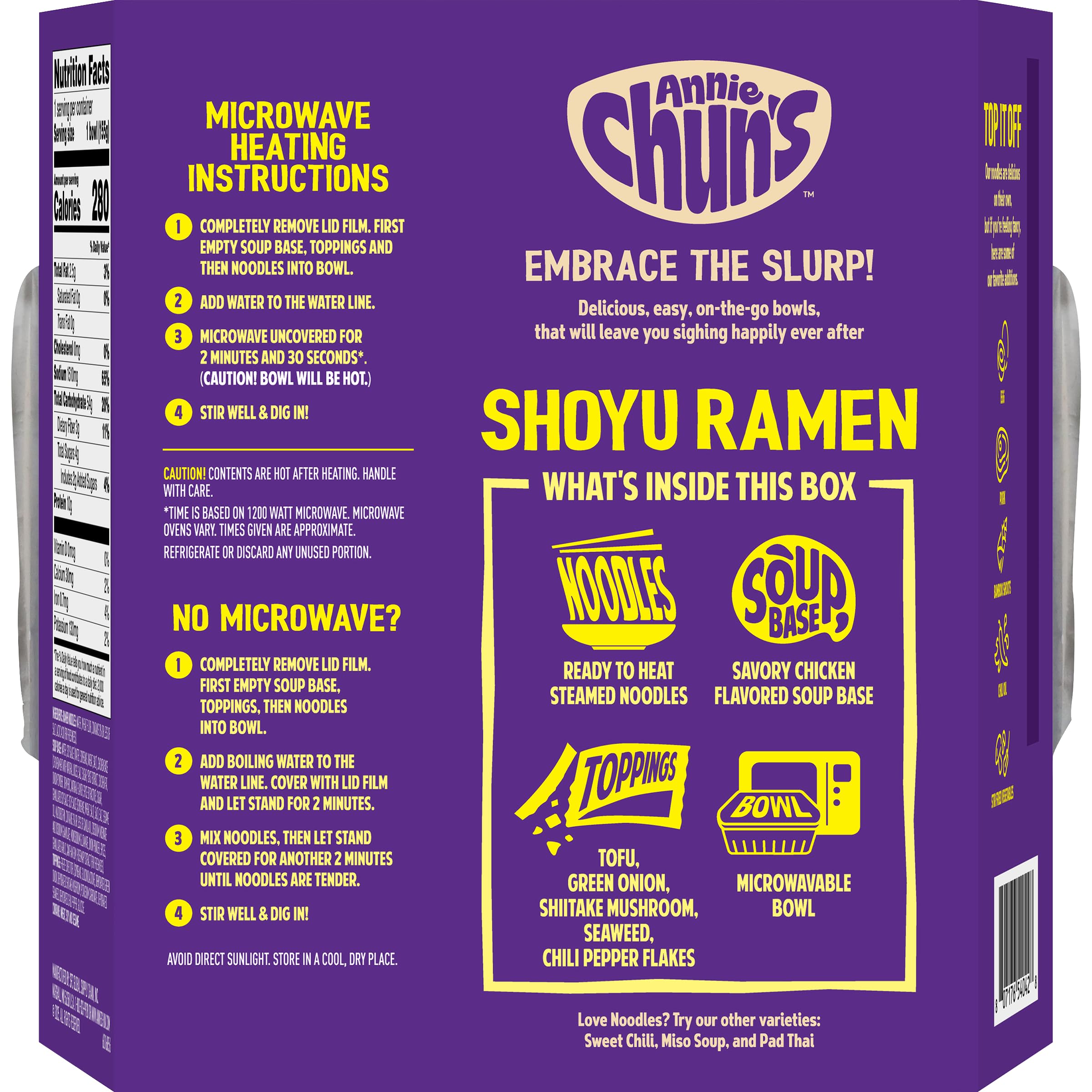 Annie Chun's Shoyu Ramen Bowl, 5.49 oz (Pack of 1)