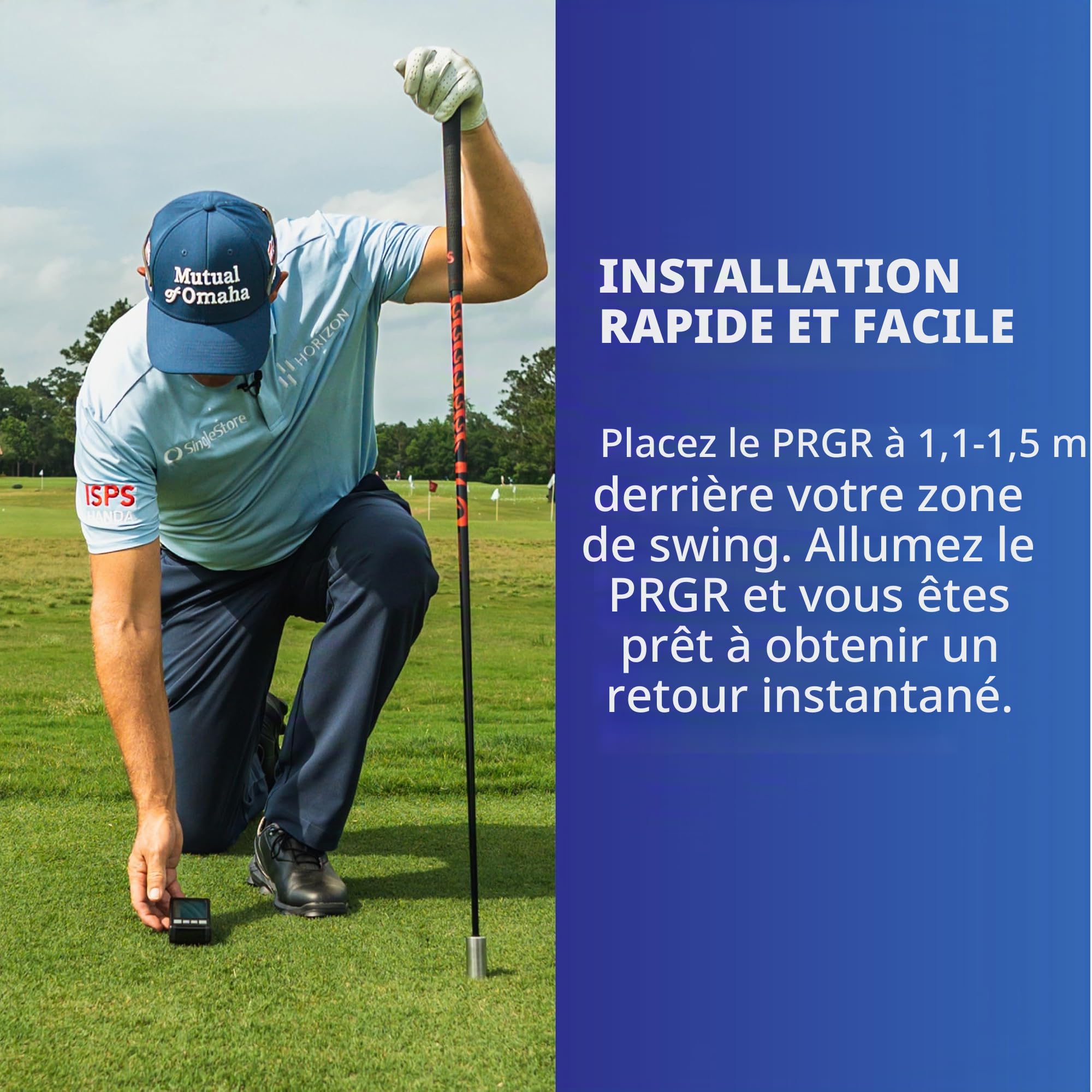 PRGR Moniteur de Lancement de Golf Portable
