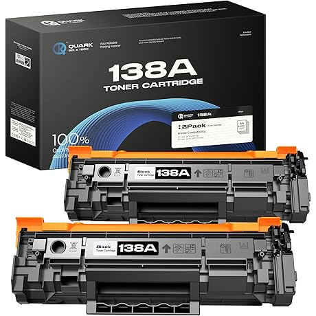 High Yield HP 138A Toner Cartridges with Chip - 2 Pack