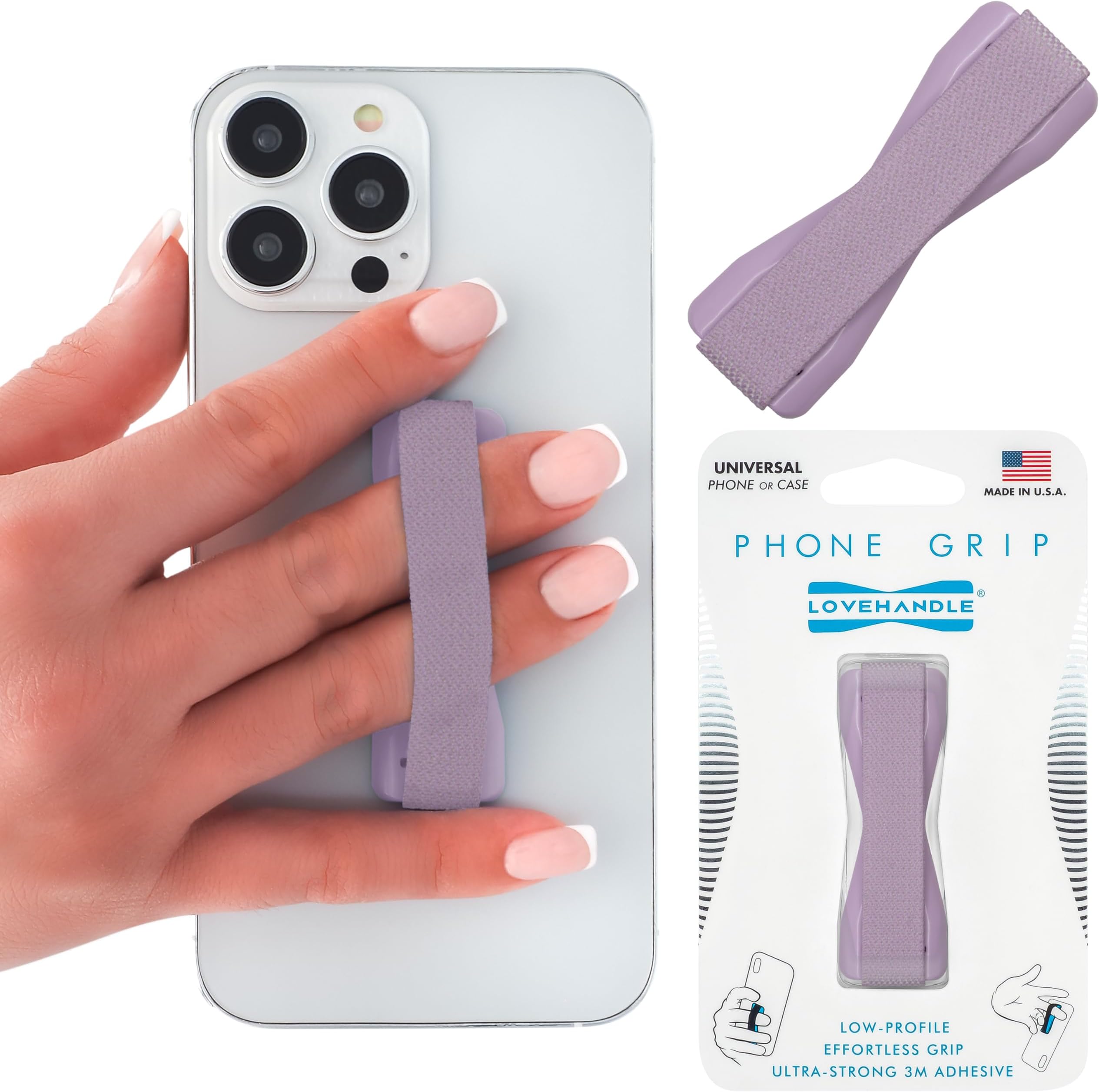 Amazon.com: LOVEHANDLE Universal Phone Grip for Smartphones & Mini ...