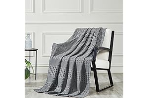 VHC Brands: Sumptuous 100% Cotton Waffle Weave Throw for Versatile Home Comfort