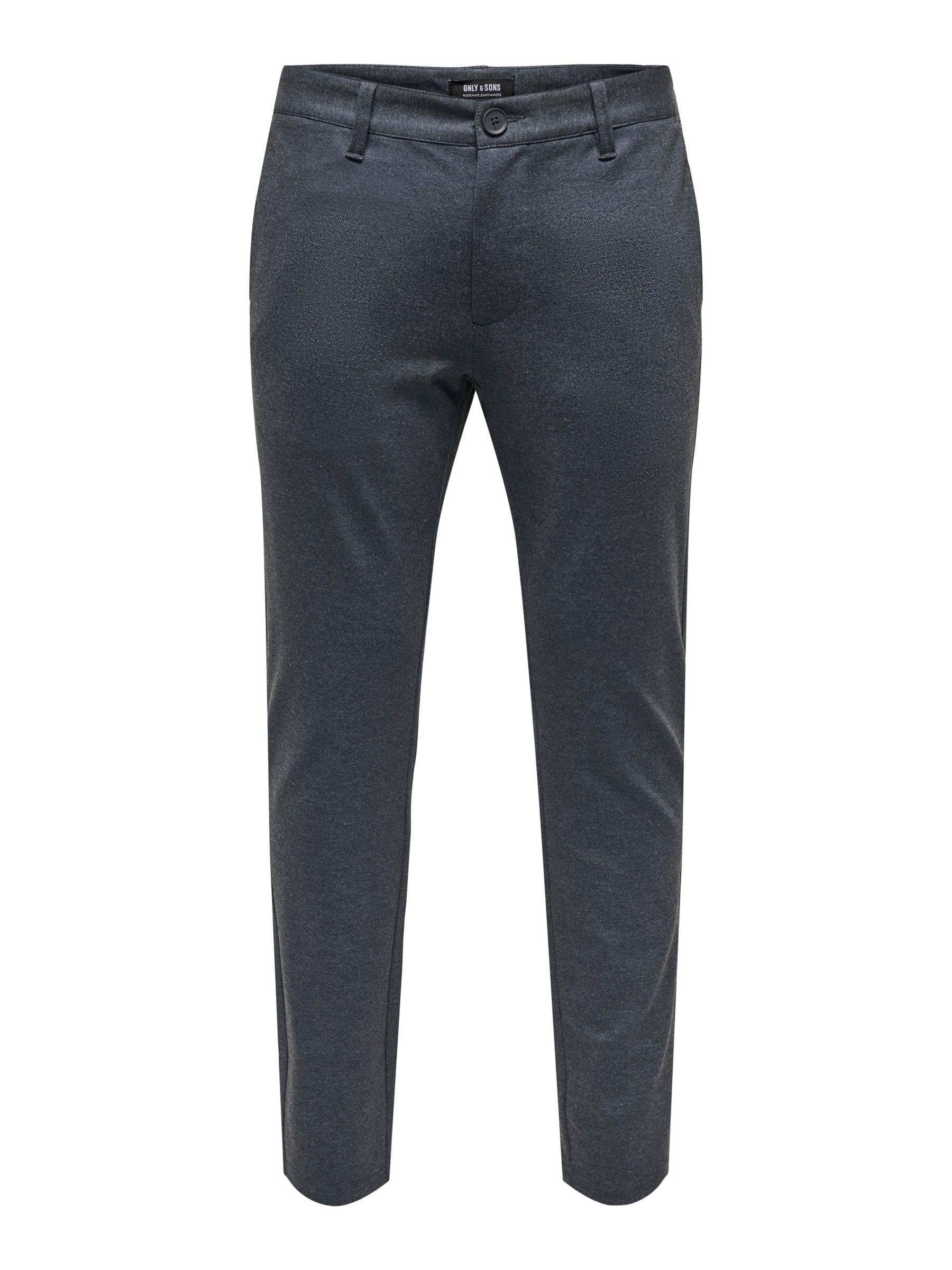 bestseller a/s Men's Trousers - Blue - 33 W/34 L