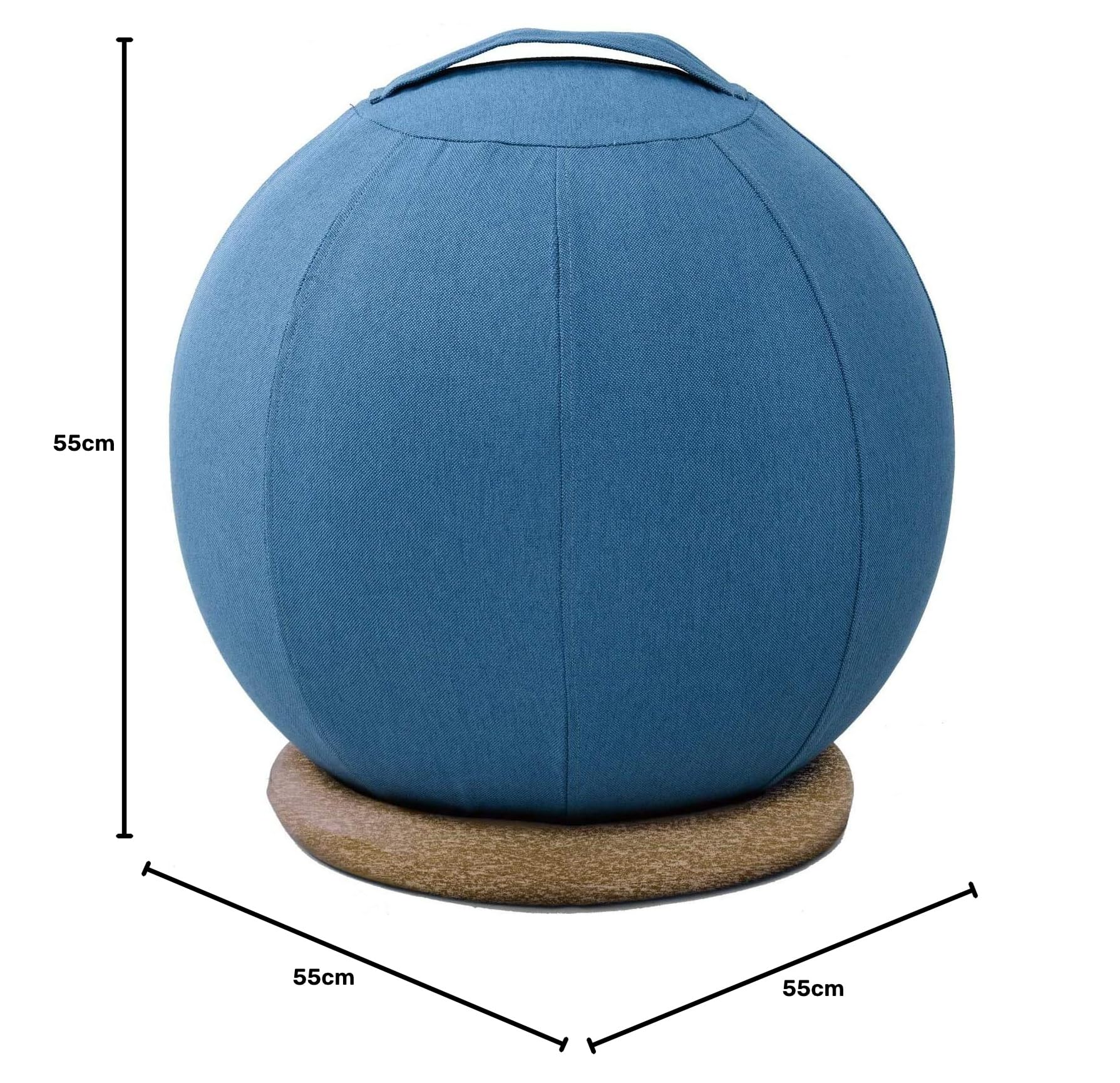 Amazon.co.jp: [山善] バランスボール 55cm バランスチェア (土台/空気
