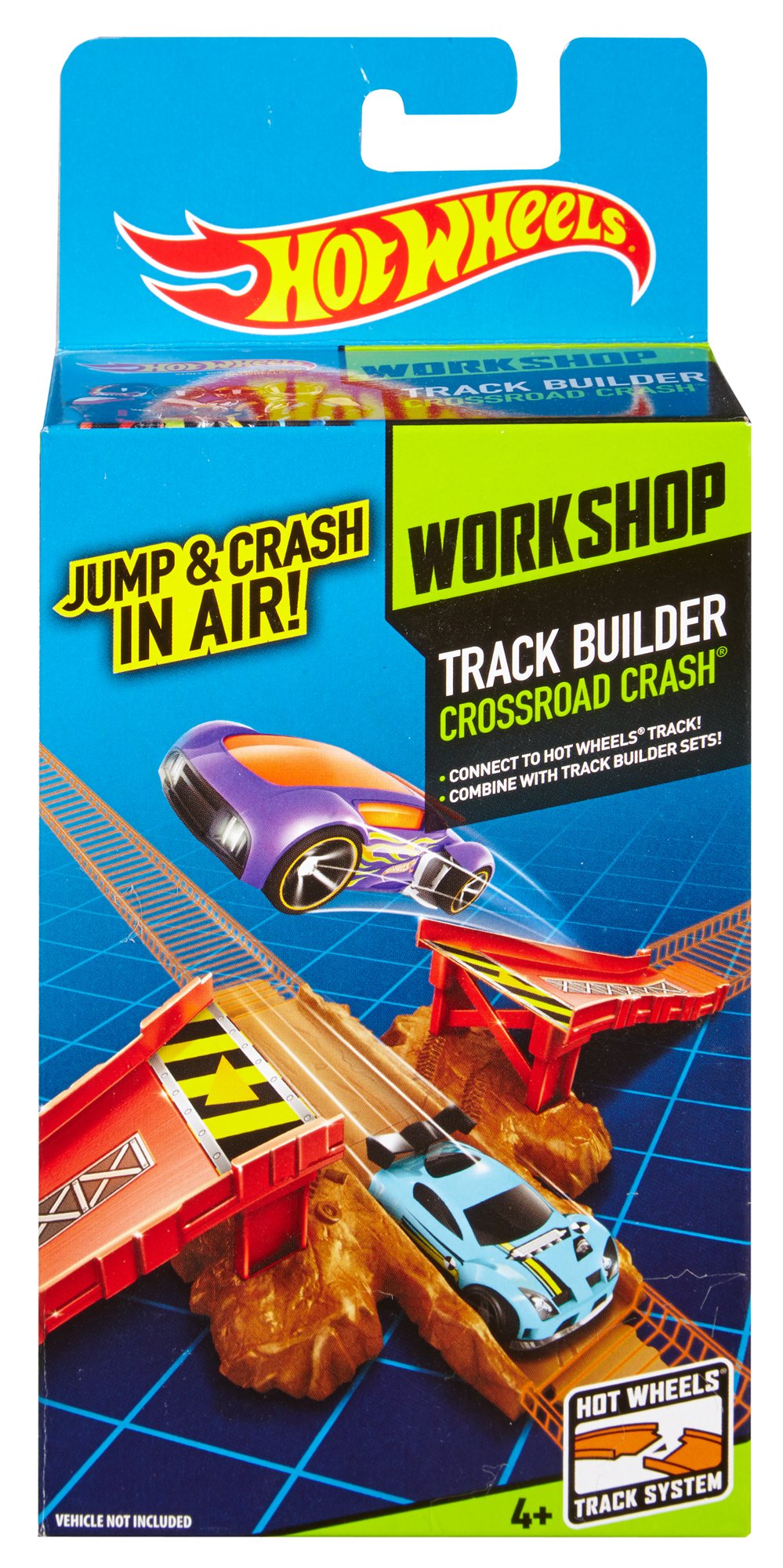 Hot Wheels Track Builder Crossroad Crash Stunt Pack Desertcart